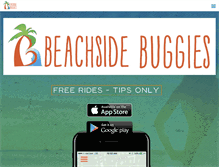 Tablet Screenshot of beachsidebuggies.com